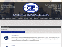 Tablet Screenshot of motors-pumps.gainesvilleindustrial.com